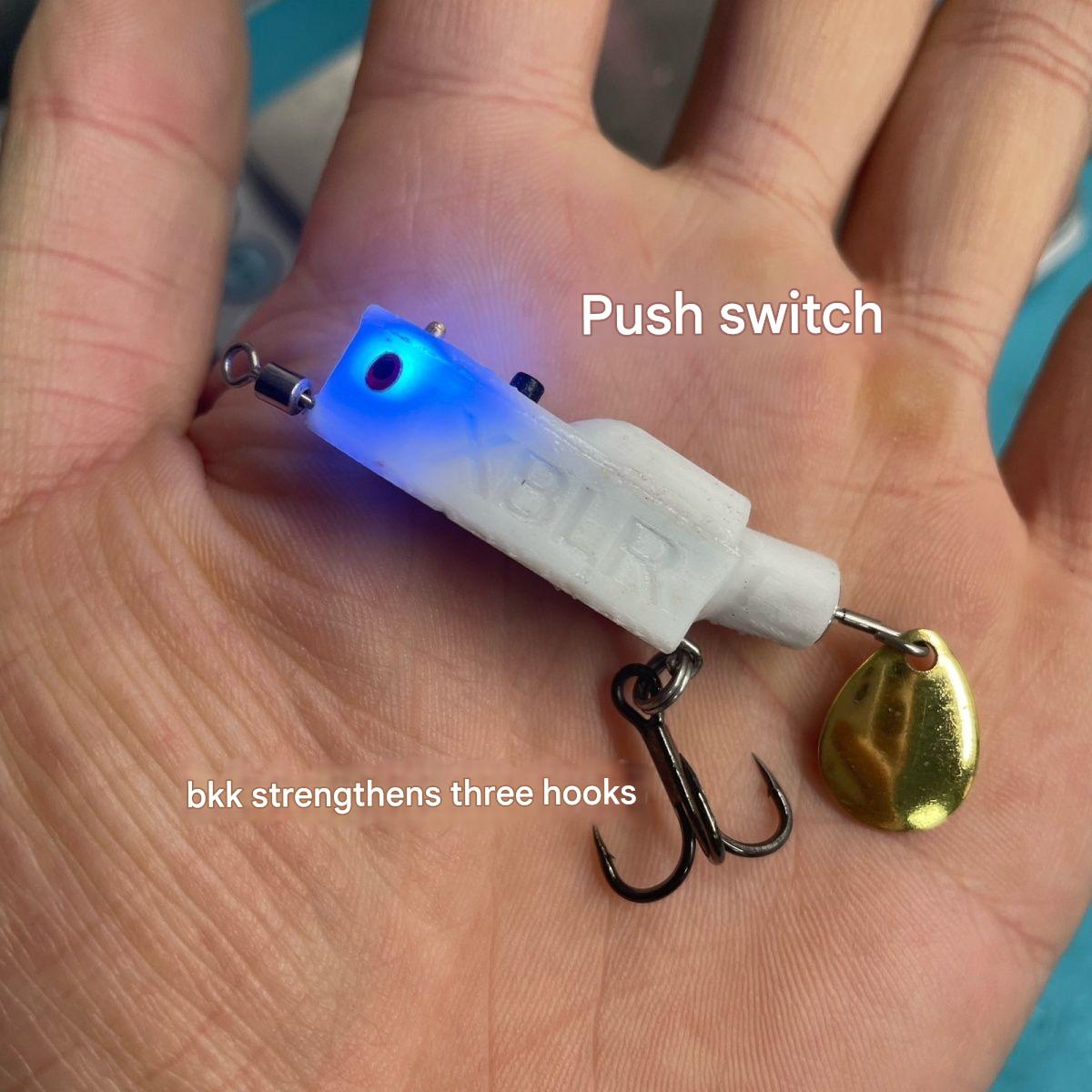 New biomimetic electric rotating spinner electronic fish rechargeable lure