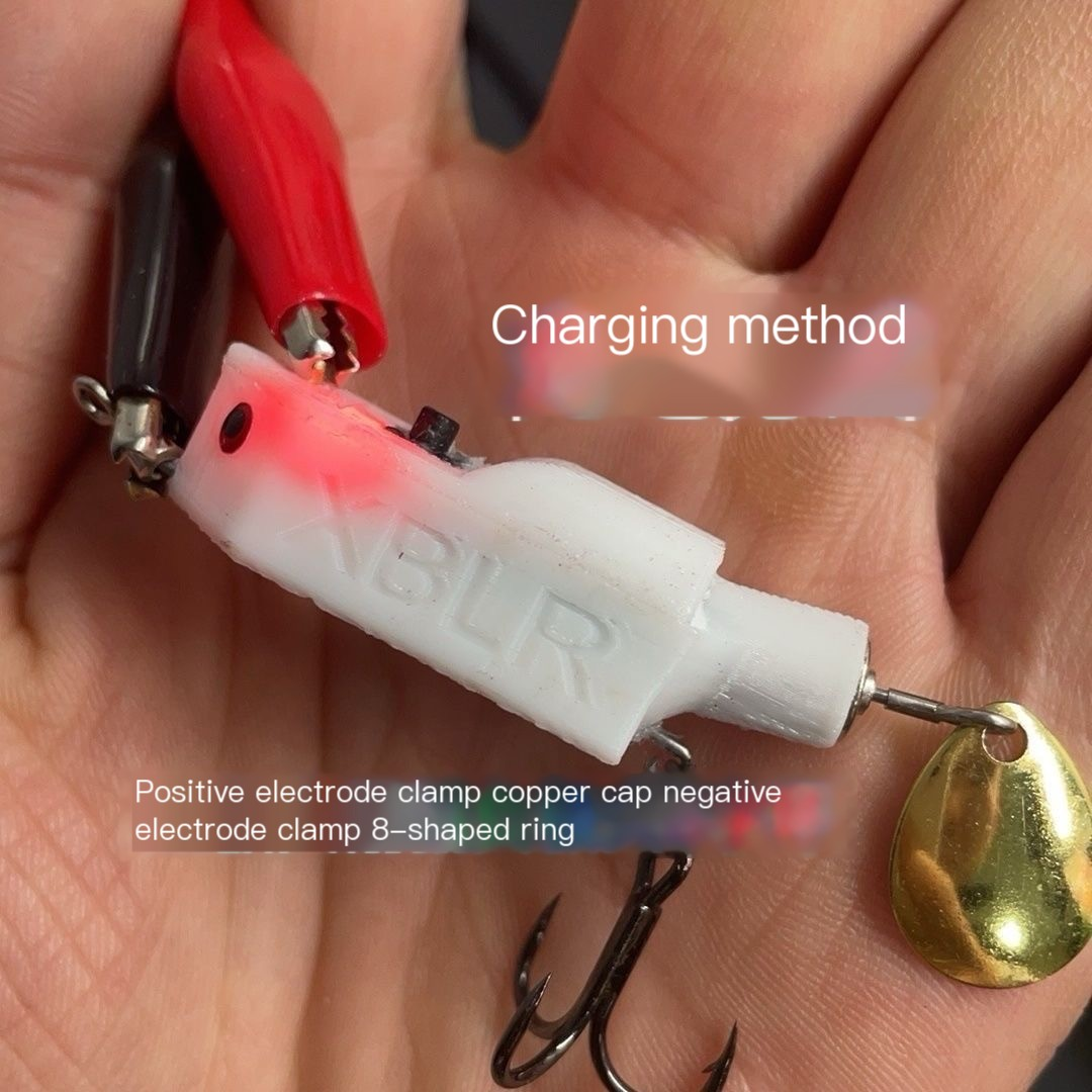 New biomimetic electric rotating spinner electronic fish rechargeable lure